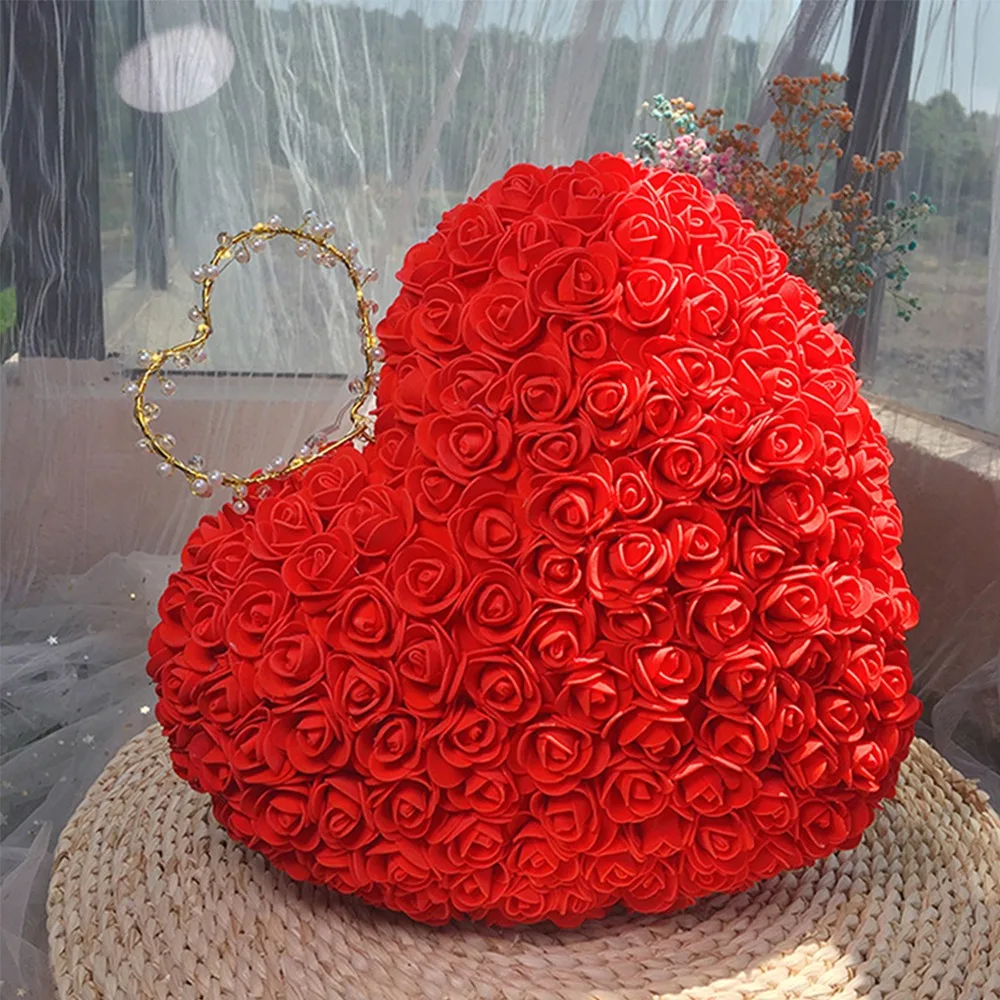 New 25cm Heart Roses Artificial Flowers Home Wedding Festival DIY Wedding Decoration Gift s Valentine's Romantic Artificial Rose
New 25cm Heart Roses Artificial Flowers Home Wedding Festival DIY Wedding Decoration Gift s Valentine's Romantic Artificial Rose