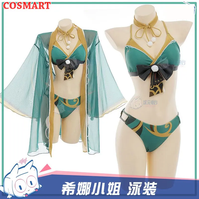 COSMART Game Genshin Impact Miss Hina Sheena Gorou милый купальник бикини купальник Летний Косплей Костюм женский наряд Ne
COSMART Game Genshin Impact Miss Hina Sheena Gorou милый купальник бикини купальник Летний Косплей Костюм женский наряд Ne