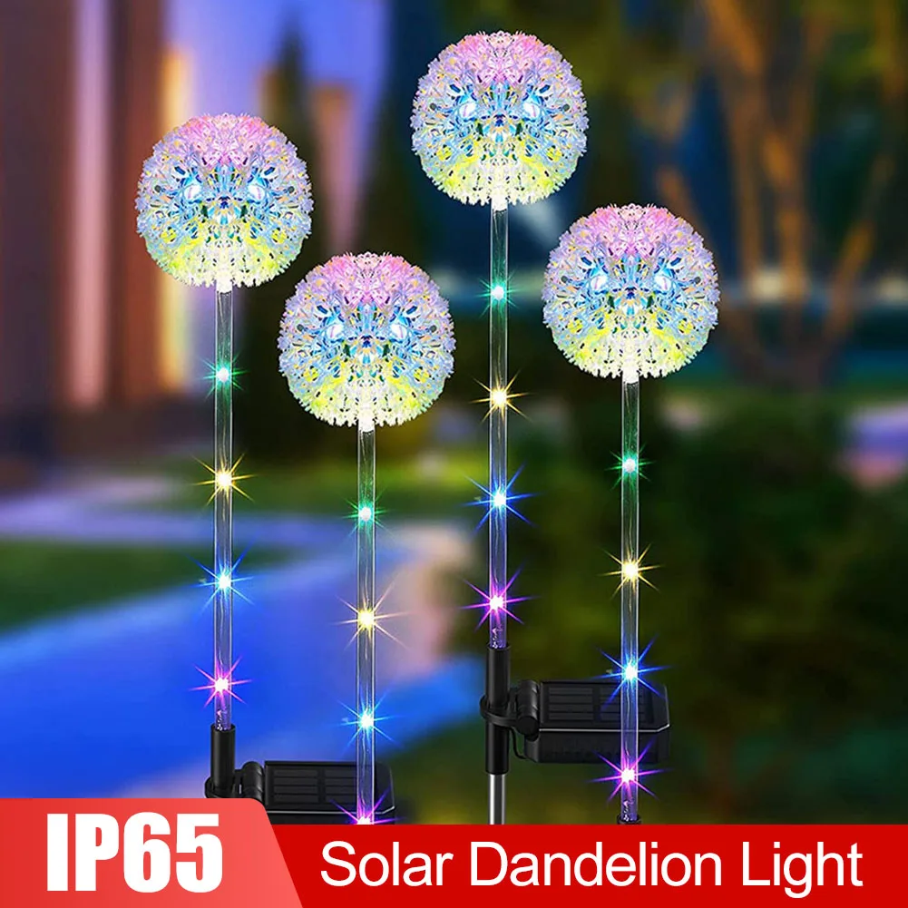 1Pc Solar Garden Lights LED Dandelion Light Outdoor IP65 Waterproof Lawn Lamps Landscape Lights For Wedding/Patio/Pathway Decor
1Pc Solar Garden Lights LED Dandelion Light Outdoor IP65 Waterproof Lawn Lamps Landscape Lights For Wedding/Patio/Pathway Decor