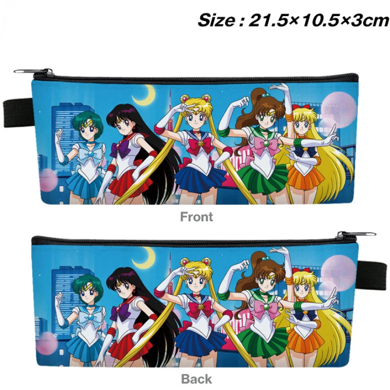 Anime Sailor Tsukino Usagi girl kawaii figure cartoon pu pencil bag pencil case simple zipper stationery case storage bag gifts
Anime Sailor Tsukino Usagi girl kawaii figure cartoon pu pencil bag pencil case simple zipper stationery case storage bag gifts