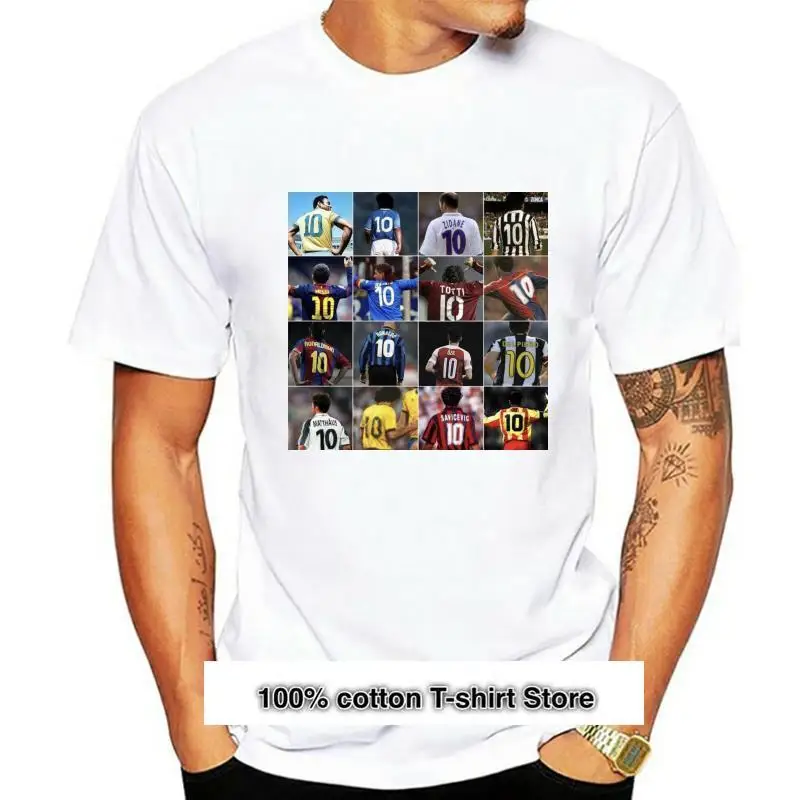 Camiseta Unisex de MAGLIA, MARADONA, PELE, BAGGIO, ZIDANE, TOTTI, NUMERI, 10, VINTAGE, fútbol, fresca, informal, orgullo, moda
Camiseta Unisex de MAGLIA, MARADONA, PELE, BAGGIO, ZIDANE, TOTTI, NUMERI, 10, VINTAGE, fútbol, fresca, informal, orgullo, moda