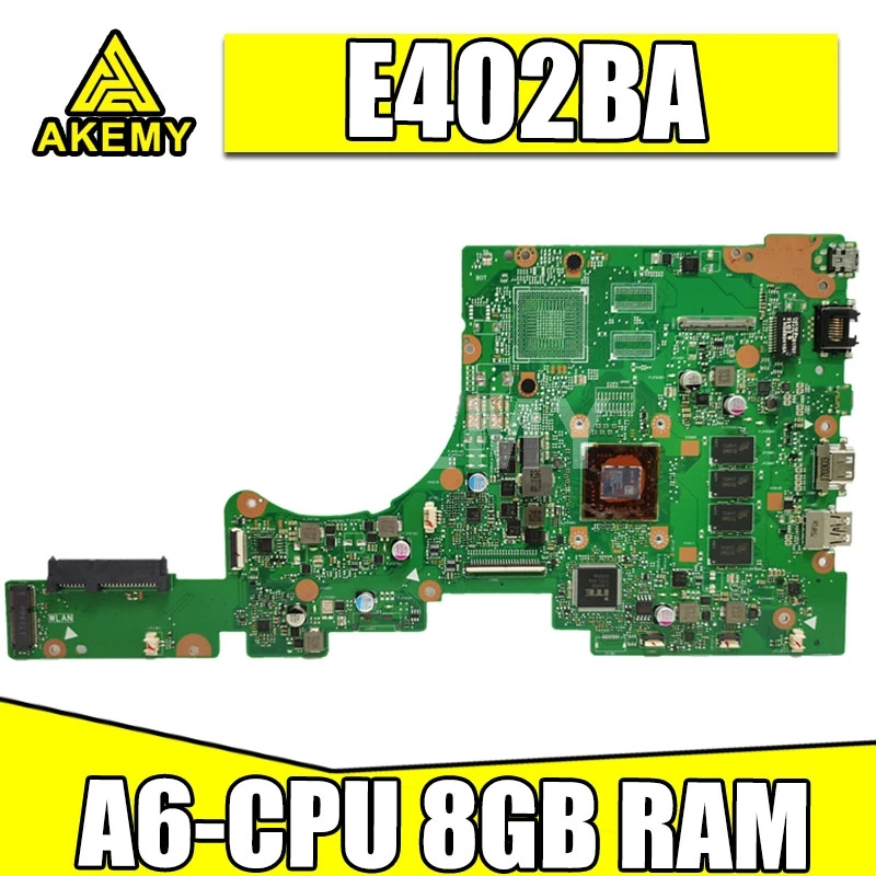 Akmey E402BA with A6-CPU 8GB RAM mainboard For ASUS VivoBook E402 E402B E402BA E402BP Laotop Mainboard E402BA Motherboard test
Akmey E402BA with A6-CPU 8GB RAM mainboard For ASUS VivoBook E402 E402B E402BA E402BP Laotop Mainboard E402BA Motherboard test