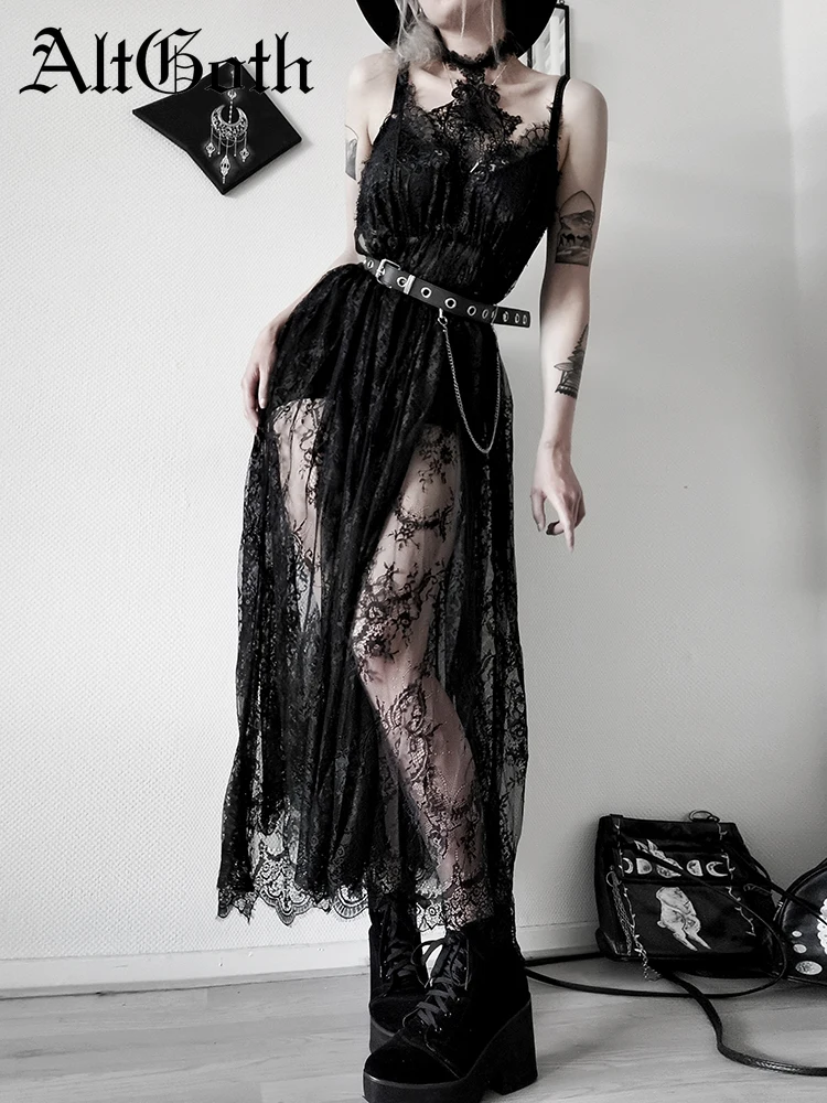 Женское прозрачное Сетчатое платье AltGoth, готическое платье без рукавов, с лямкой на шее, кружевное винтажное платье в стиле панк для ночного ...
Женское прозрачное Сетчатое платье AltGoth, готическое платье без рукавов, с лямкой на шее, кружевное винтажное платье в стиле панк для ночного ...