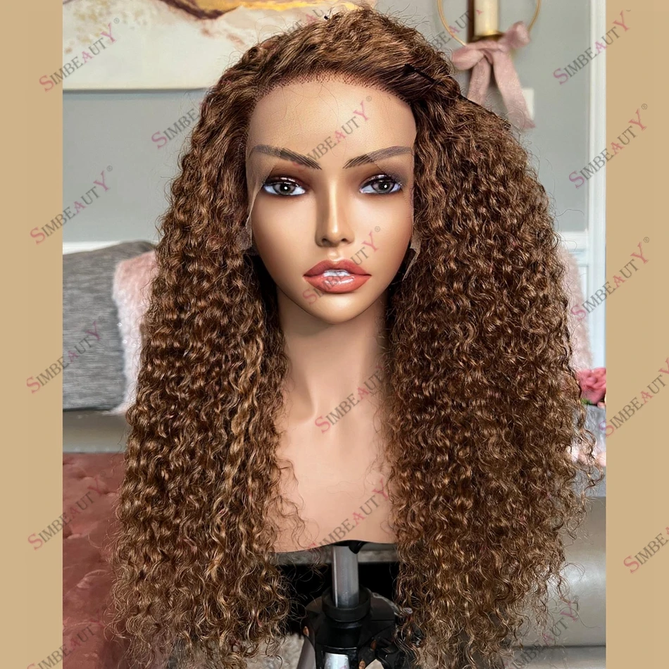 Kinky Curly Brown Human Hair 360 Lace Frontal Wigs for Black Women 200 Density Natural Hairline 13x6 Lace Front Remy Hair Wig
Kinky Curly Brown Human Hair 360 Lace Frontal Wigs for Black Women 200 Density Natural Hairline 13x6 Lace Front Remy Hair Wig