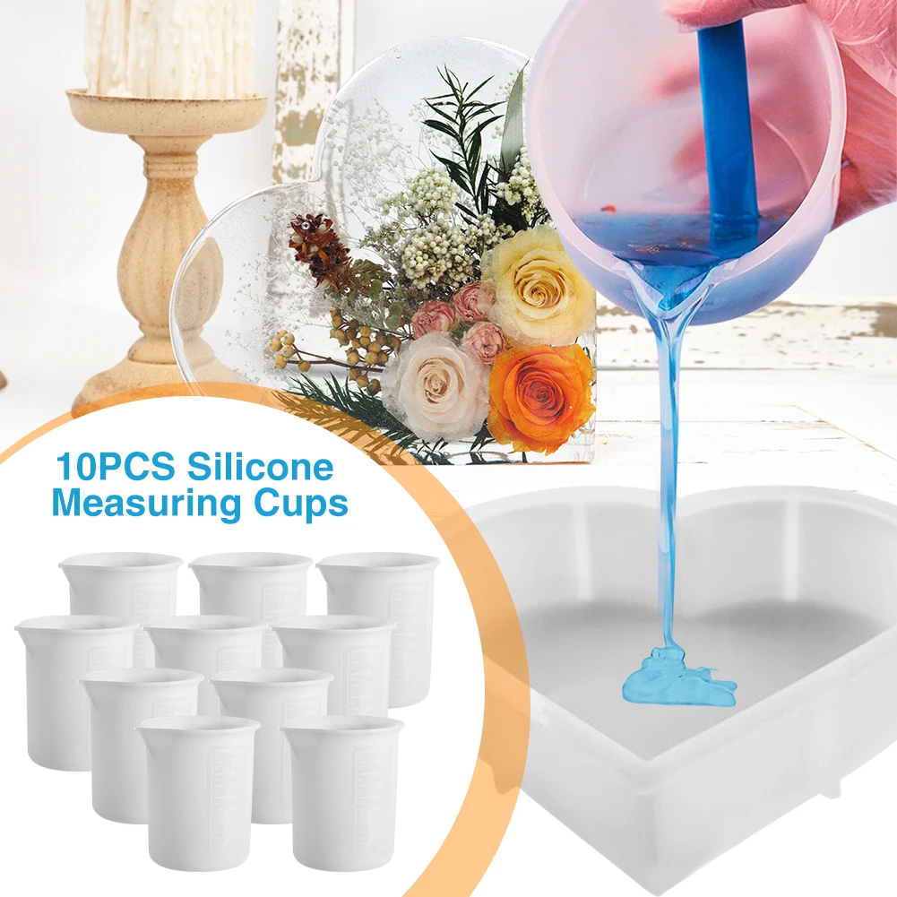 10pcs 100ml Casting Home Precise Epoxy Resin Silicone Measuring Cup Non Stick Mixed Measure Gadgets
10pcs 100ml Casting Home Precise Epoxy Resin Silicone Measuring Cup Non Stick Mixed Measure Gadgets