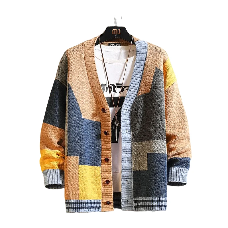 2023 Winter Men's Knitted Cardigan Casual Large Korean Fashion Sweater Luxury Clothes Designer Jacket Buttons
2023 Winter Men's Knitted Cardigan Casual Large Korean Fashion Sweater Luxury Clothes Designer Jacket Buttons