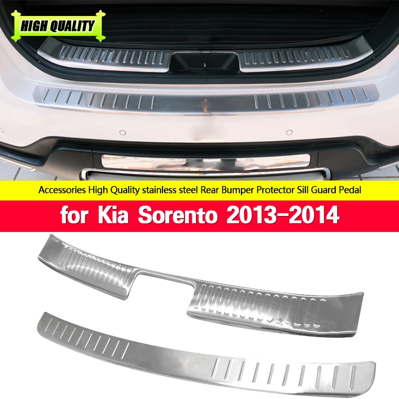 For Kia Sorento 2013 2014 High Quality Stainless Steel Back Rear Trunk Sill Scuff Plate Internal External Protection Pedal
For Kia Sorento 2013 2014 High Quality Stainless Steel Back Rear Trunk Sill Scuff Plate Internal External Protection Pedal