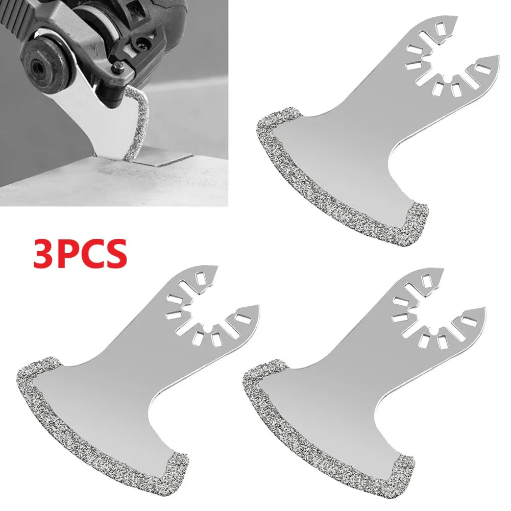 3pcs Oscillating Multi Tool Swing Diamond Cutting Saw Blades Silver Emery For Grout Removal Renovator Trimmer Blades Multi Tool
3pcs Oscillating Multi Tool Swing Diamond Cutting Saw Blades Silver Emery For Grout Removal Renovator Trimmer Blades Multi Tool