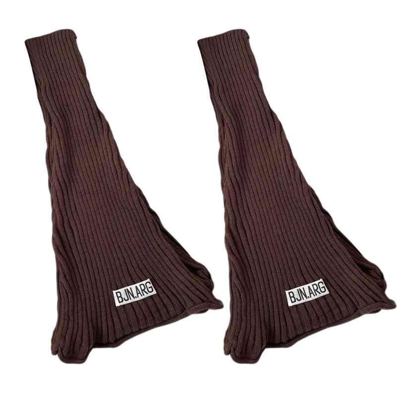 Women Harajuku Chunky Ribbed Knit Flare Leg Warmers Solid Color Striped Turn Cuff Foot Cover Gothic Slim Knee High Socks
Women Harajuku Chunky Ribbed Knit Flare Leg Warmers Solid Color Striped Turn Cuff Foot Cover Gothic Slim Knee High Socks