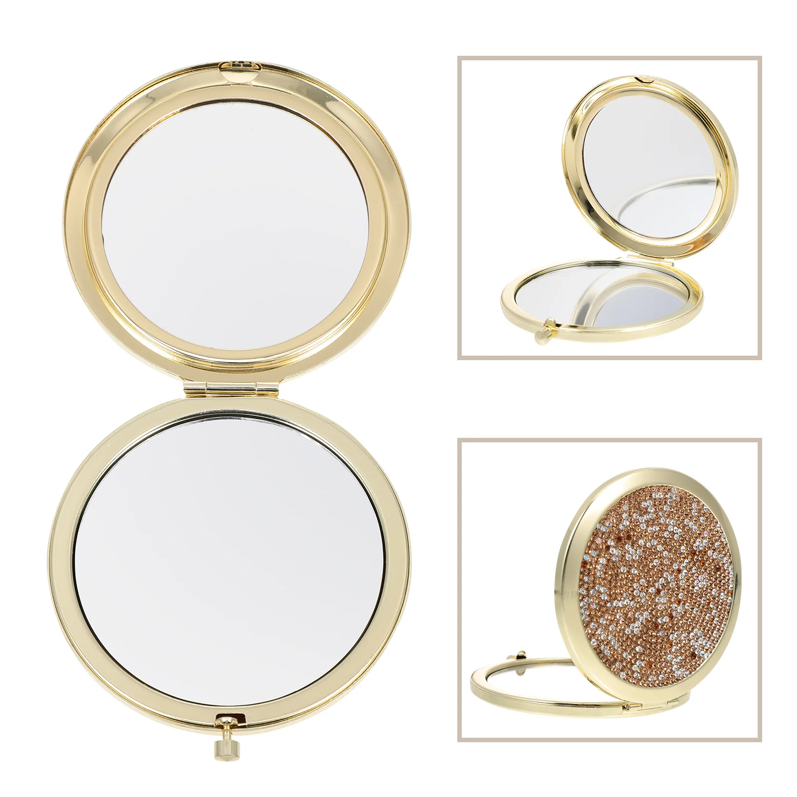 Mirror Makeup Girls Portable Double Purse Metal Pocket Sided Girl Foldable Vintage Side Compact Travel Crystal Stylish Women
Mirror Makeup Girls Portable Double Purse Metal Pocket Sided Girl Foldable Vintage Side Compact Travel Crystal Stylish Women