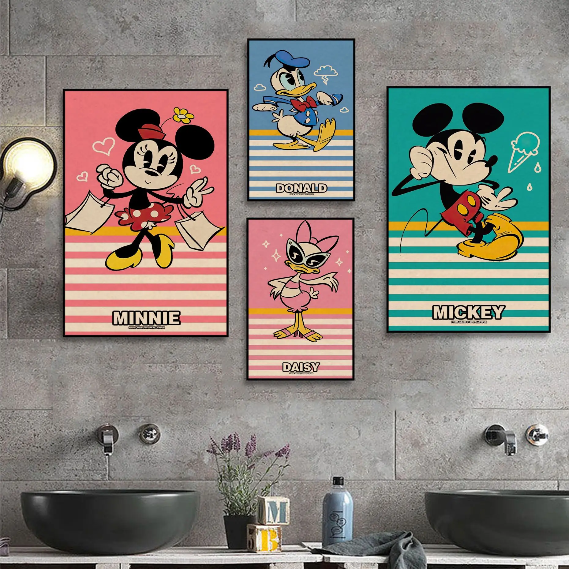 Disney Mickey Minne Mouse Donald Duck DIY poster Kraft Paper Vintage Poster Wall Art Painting Study Room Wall Decor
Disney Mickey Minne Mouse Donald Duck DIY poster Kraft Paper Vintage Poster Wall Art Painting Study Room Wall Decor