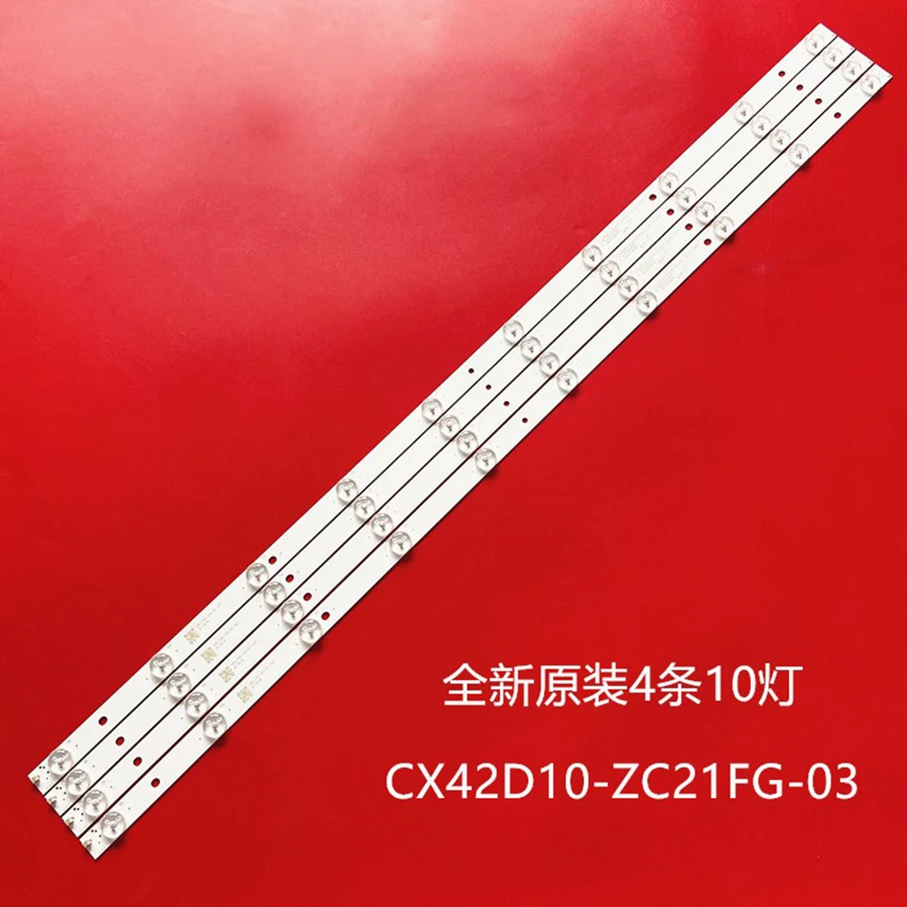 

CX42D10-ZC21FG-03 816 LED Backlight Strip For CX416M03 CX420DLEDM LE-4219H V420HJ2-P01 F42C7000E 42CF19-T2 L4240FHD 4PCS 10 lamp