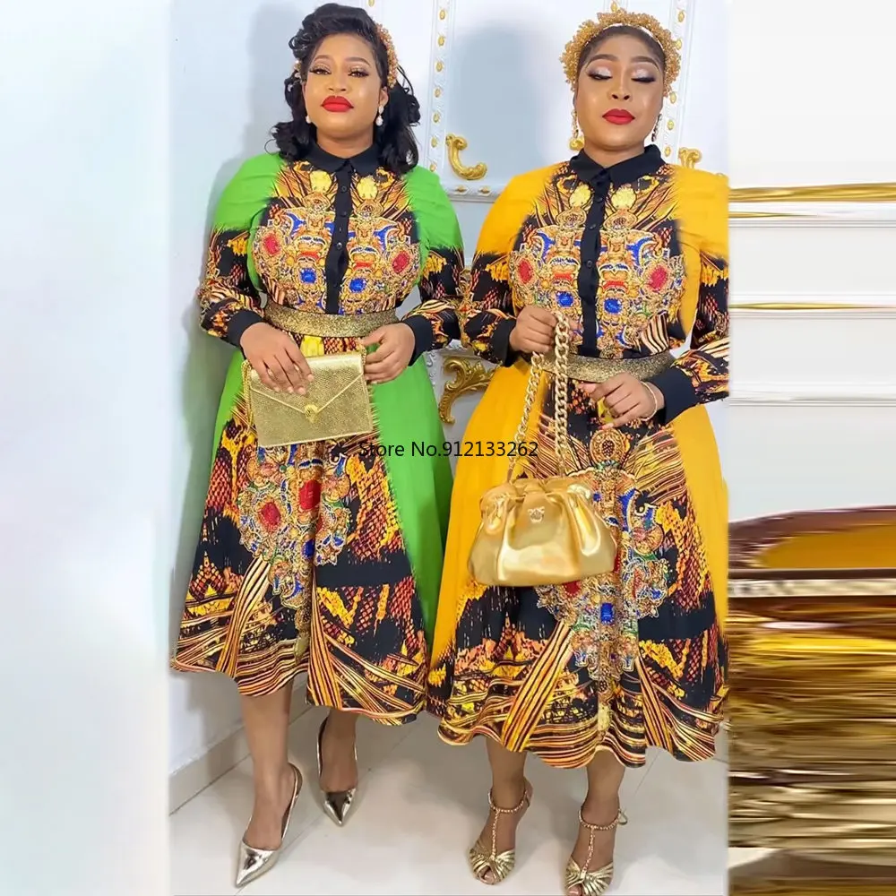 Dashiki African Dresses For Women 2022 Autumn Fashion Long Sleeve Printed Dress Party Wears Cosplay Costume Robe Marocaine
Dashiki African Dresses For Women 2022 Autumn Fashion Long Sleeve Printed Dress Party Wears Cosplay Costume Robe Marocaine