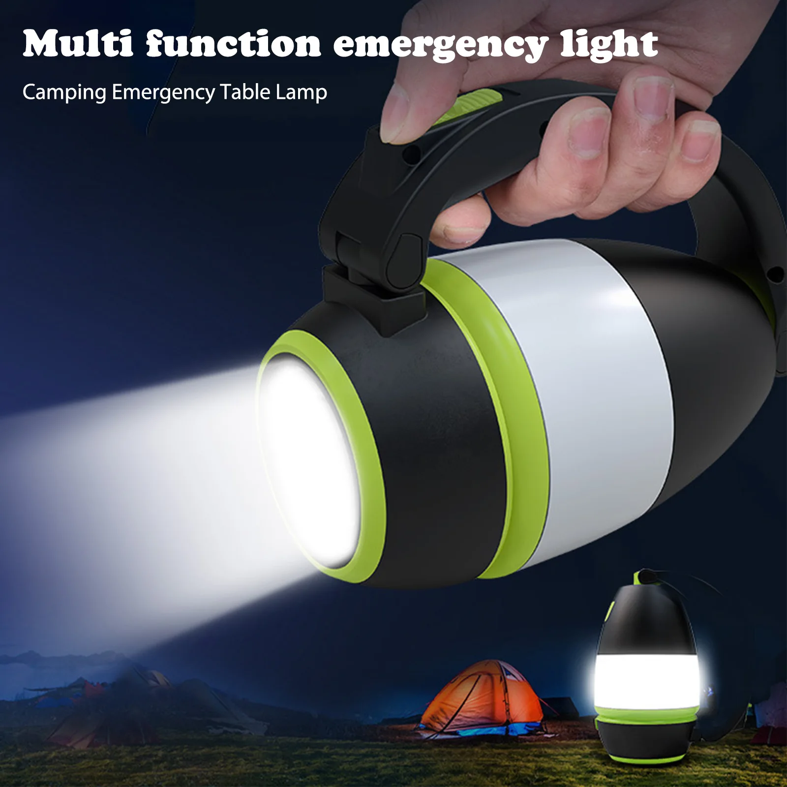 LED Emergency Searchlight 3 Gears 3 in 1 Emergency Power Bank USB Charging IPX45 Waterproof 5W Foldable Outdoor Lighting
LED Emergency Searchlight 3 Gears 3 in 1 Emergency Power Bank USB Charging IPX45 Waterproof 5W Foldable Outdoor Lighting