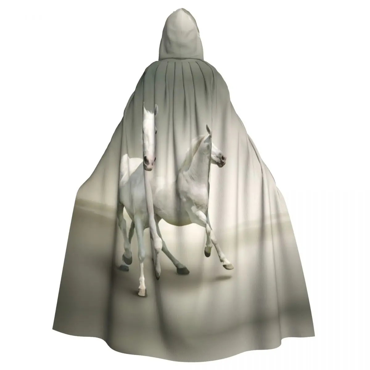 Hooded Cloak Unisex Cloak with Hood White Horse Cloak Vampire Witch Cape Cosplay Costume
Hooded Cloak Unisex Cloak with Hood White Horse Cloak Vampire Witch Cape Cosplay Costume