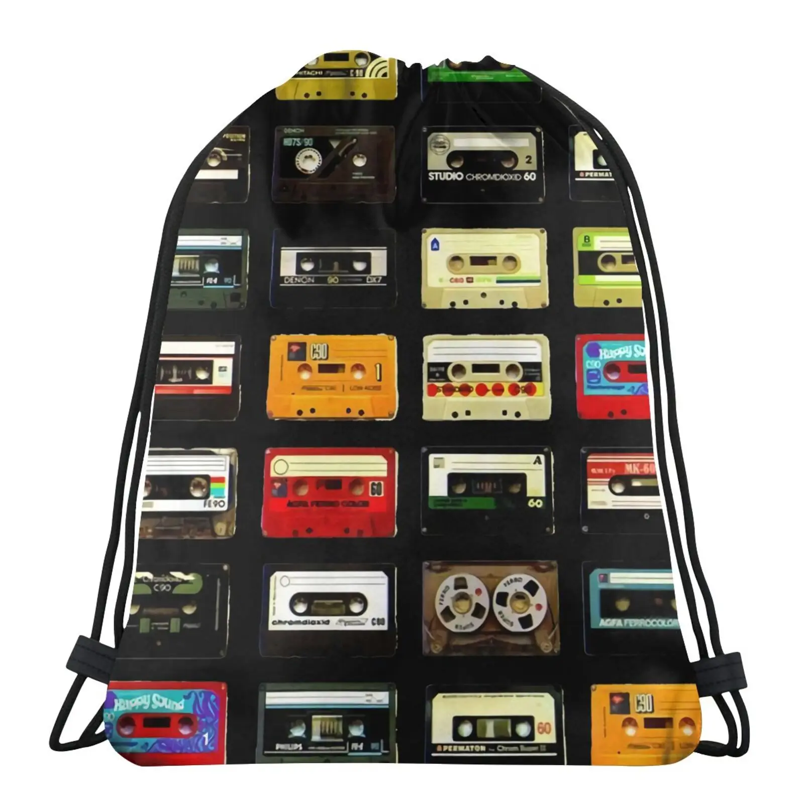 Casette Restro 60S 70S 80S Tape Bag Gothic Style String Backpack Backpacks Physical Culture Bag Package Shoe Bags Packing Bags
Casette Restro 60S 70S 80S Tape Bag Gothic Style String Backpack Backpacks Physical Culture Bag Package Shoe Bags Packing Bags