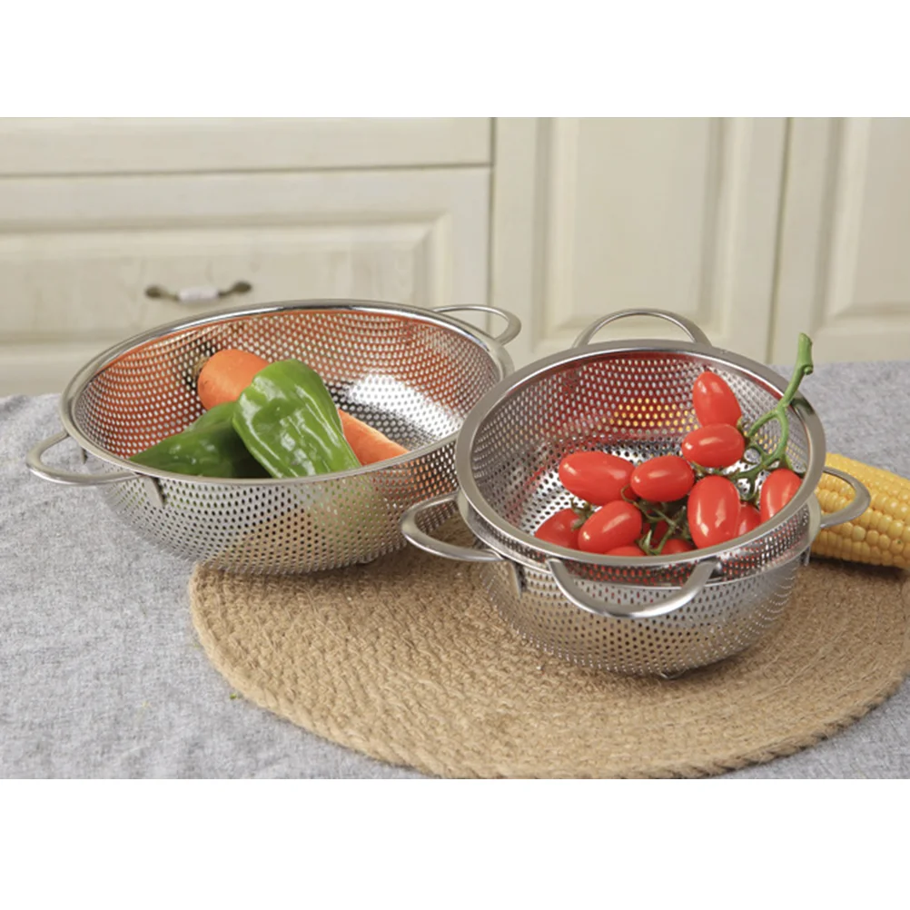 Kitchen Colander Strainer Bowl with Handles Drain Basket Refrigerator Crisper Storage Containers for Fruits Vegetable 27 7cm*
Kitchen Colander Strainer Bowl with Handles Drain Basket Refrigerator Crisper Storage Containers for Fruits Vegetable 27 7cm*