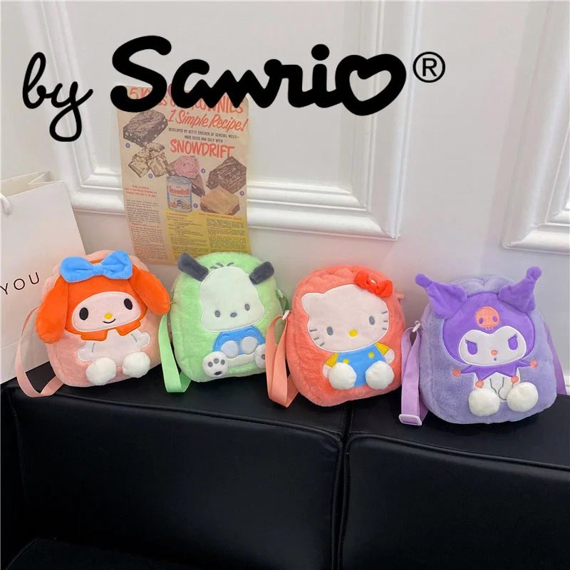 Sanrio Hello Kitty My Melody Kuromi Cartoon Backpack Plush Shoulder Bag Anime Kawaii Cute Casual Personality Backpacks for Women
Sanrio Hello Kitty My Melody Kuromi Cartoon Backpack Plush Shoulder Bag Anime Kawaii Cute Casual Personality Backpacks for Women