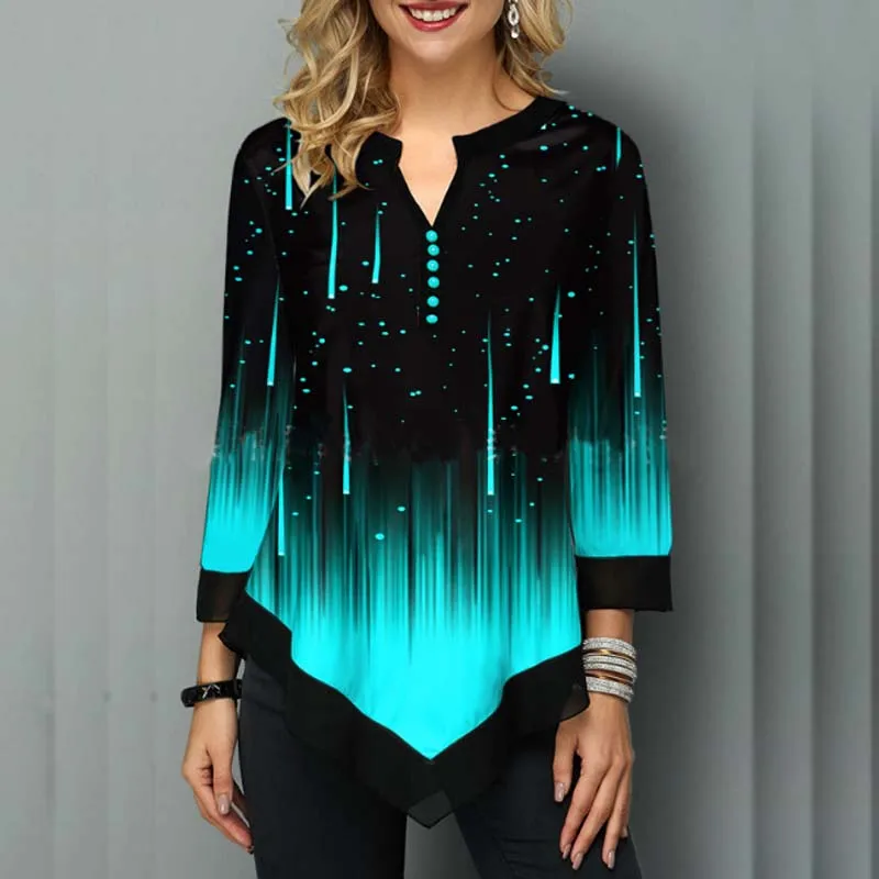 Fashion Large Size Tops Women Casual V Neck Button Ladies Loose Floral Print Blouse Streetwear Designer 2023 Summer Chic Tees
Fashion Large Size Tops Women Casual V Neck Button Ladies Loose Floral Print Blouse Streetwear Designer 2023 Summer Chic Tees