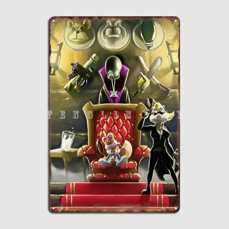 Conker Throne Room Metal Sign Personalized Club Bar Wall Cave Wall Decor Tin Sign Posters
Conker Throne Room Metal Sign Personalized Club Bar Wall Cave Wall Decor Tin Sign Posters