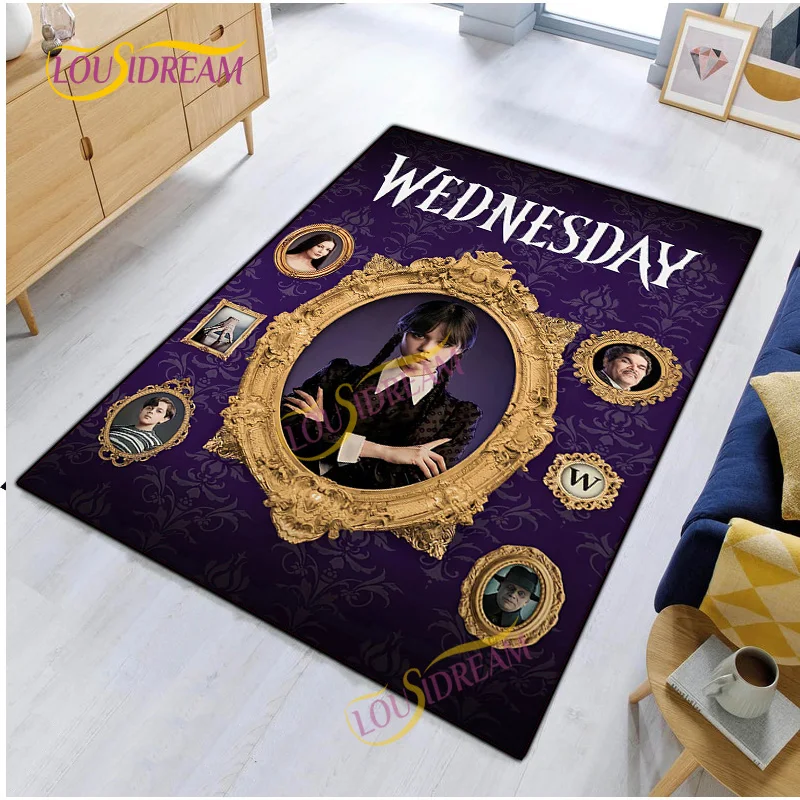 Wednesday Addams actress Jenna Ortega carpet living room bedroom children play decoration crawling non-slip floor mat carpet
Wednesday Addams actress Jenna Ortega carpet living room bedroom children play decoration crawling non-slip floor mat carpet
