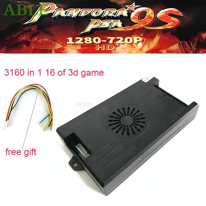 Материнская плата Pandoras 9S 3160 в 1 Домашняя версия 16 * 3D Box Игровая Pandora PSA VGA HDMI выход