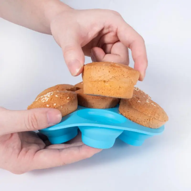 Kitchen Accessorie Cake Mold Silicone 7-hole Silicone Mold For Pastry Air Fryer Food Grade Microwave Oven Baking Tray Baking Pan
Kitchen Accessorie Cake Mold Silicone 7-hole Silicone Mold For Pastry Air Fryer Food Grade Microwave Oven Baking Tray Baking Pan
