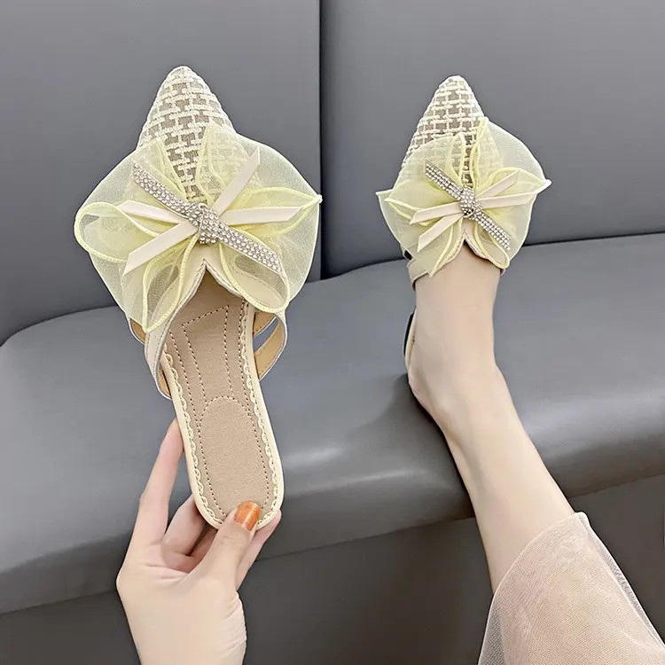 New Women's Net Hot Sandals Women's 2022 Spring and Summer New Korean Version Open Toe Bow Fashion Outdoor Women's Slippers
New Women's Net Hot Sandals Women's 2022 Spring and Summer New Korean Version Open Toe Bow Fashion Outdoor Women's Slippers