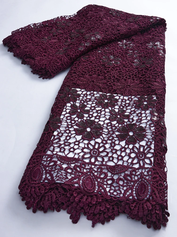 New African Guipure Cord Lace Fabric 2.5Yard 2022 Sequin African Water Soluble Lace Fabric For Women Wedding Party SewingTY3033
New African Guipure Cord Lace Fabric 2.5Yard 2022 Sequin African Water Soluble Lace Fabric For Women Wedding Party SewingTY3033