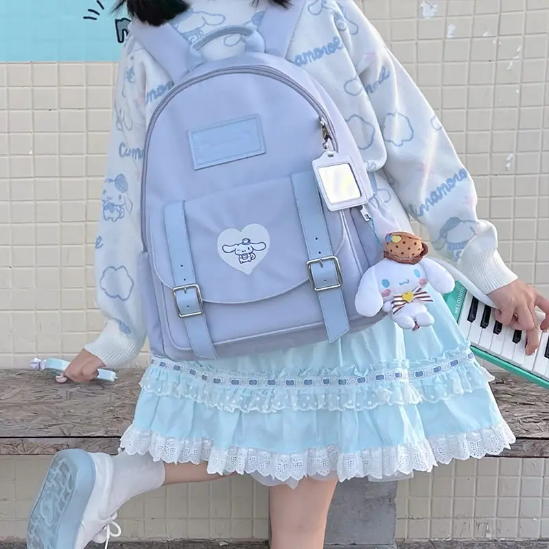 Sanrios Cinnamoroll Kuromi My Melody Cartoon Kawaii Cute Girl Casual Backpack Canvas Bag High Value Light and Casual Knapsack
Sanrios Cinnamoroll Kuromi My Melody Cartoon Kawaii Cute Girl Casual Backpack Canvas Bag High Value Light and Casual Knapsack
