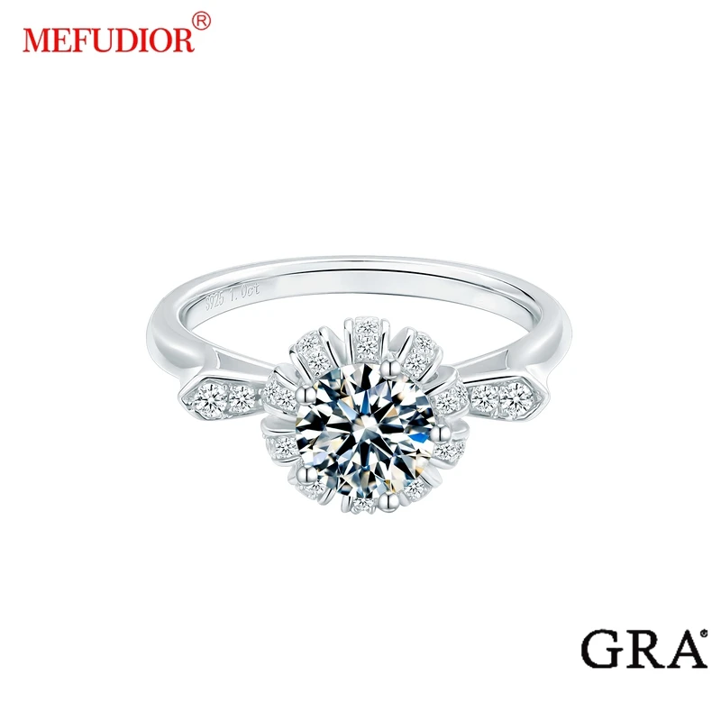 MEFUDIOR Moissanite Engagement Women Diamond Ring Wedding Rings 100% 925 Sterling Silver Female Jewelry With Certificates M44A
MEFUDIOR Moissanite Engagement Women Diamond Ring Wedding Rings 100% 925 Sterling Silver Female Jewelry With Certificates M44A