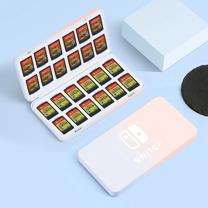Nice Gradient Color Game Box Switch Game Card Case 24 in 1 Game Cartridge Box For NS Switch Lite OLED Accessories
Nice Gradient Color Game Box Switch Game Card Case 24 in 1 Game Cartridge Box For NS Switch Lite OLED Accessories