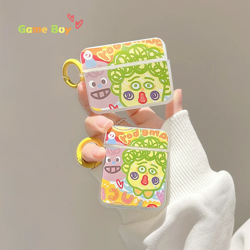 Cute Cartoon Graffiti Earphone Case For Apple Air Pods Pro 3 2 1 Key Ring Matte Headphone Charging Box Cover For AirPods Pro 3
Cute Cartoon Graffiti Earphone Case For Apple Air Pods Pro 3 2 1 Key Ring Matte Headphone Charging Box Cover For AirPods Pro 3