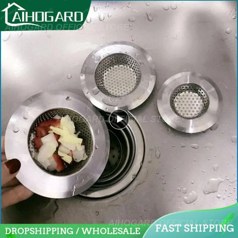 1~10PCS 7cm/9cm/11cm Stainless Steel Bath Sink Drain Strainer Kitchen Sink Hole Mesh Filter Trap Sink Waste Screen Accessories 
1~10PCS 7cm/9cm/11cm Stainless Steel Bath Sink Drain Strainer Kitchen Sink Hole Mesh Filter Trap Sink Waste Screen Accessories