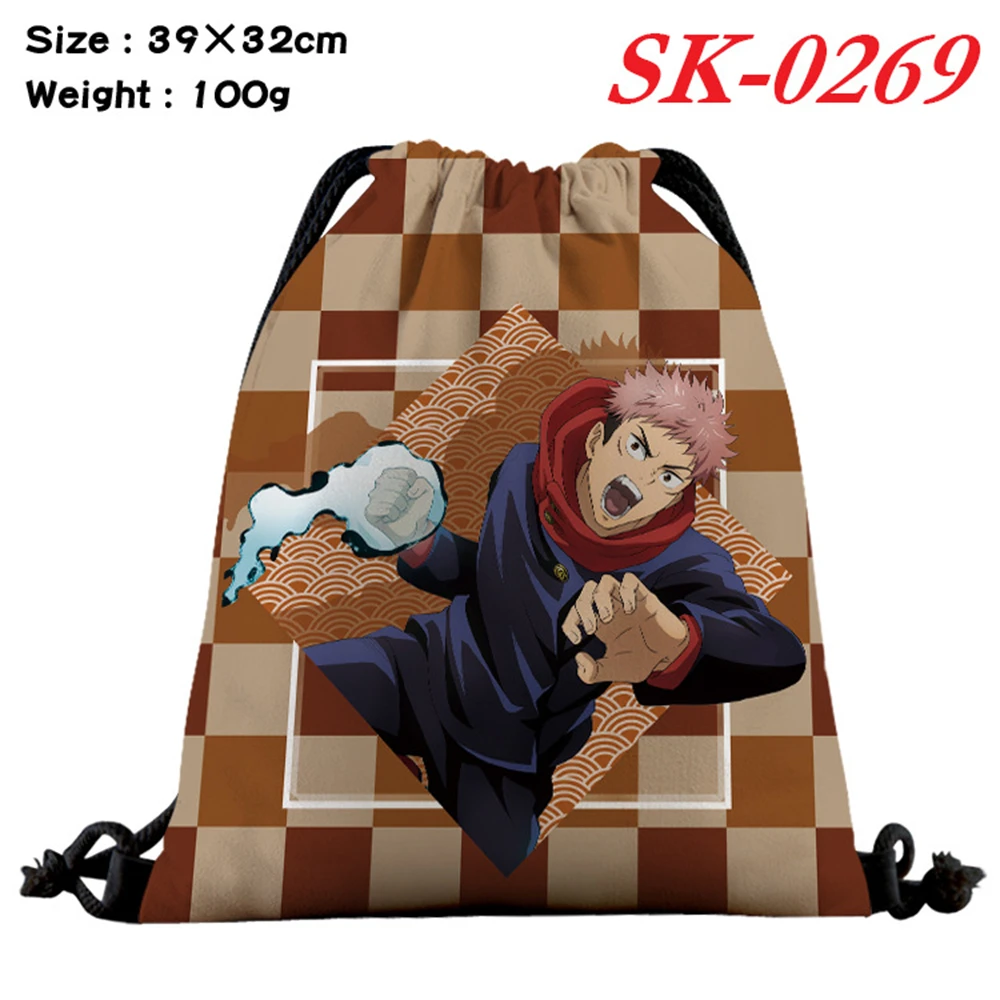 Jujutsu Kaisen Drawstring Bag Printing Canvas Cosmetic Stringbag Travel Shoes Pouch Casual Women Backpack Boys Girls Beachbag
Jujutsu Kaisen Drawstring Bag Printing Canvas Cosmetic Stringbag Travel Shoes Pouch Casual Women Backpack Boys Girls Beachbag
