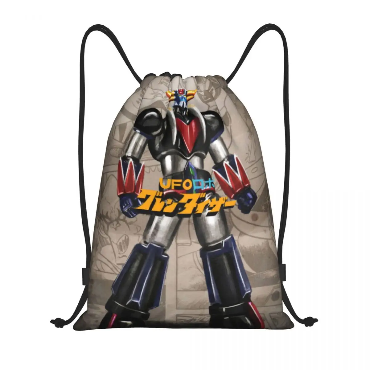 Mazinger Z Anime Drawstring Backpack Women Men Gym Sport Sackpack Portable UFO Robot Goldorak Training Bag Sack
Mazinger Z Anime Drawstring Backpack Women Men Gym Sport Sackpack Portable UFO Robot Goldorak Training Bag Sack