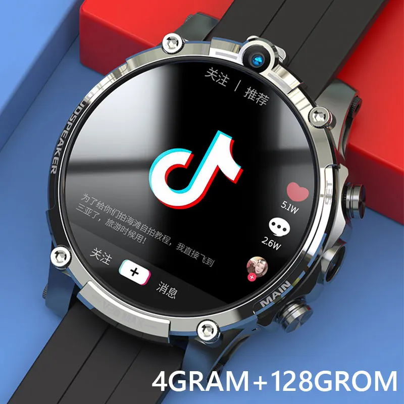 Смарт-часы LZAKMR V20 4G Android OS Интернет-приложение Загрузка игр видео сердечный ритм 5