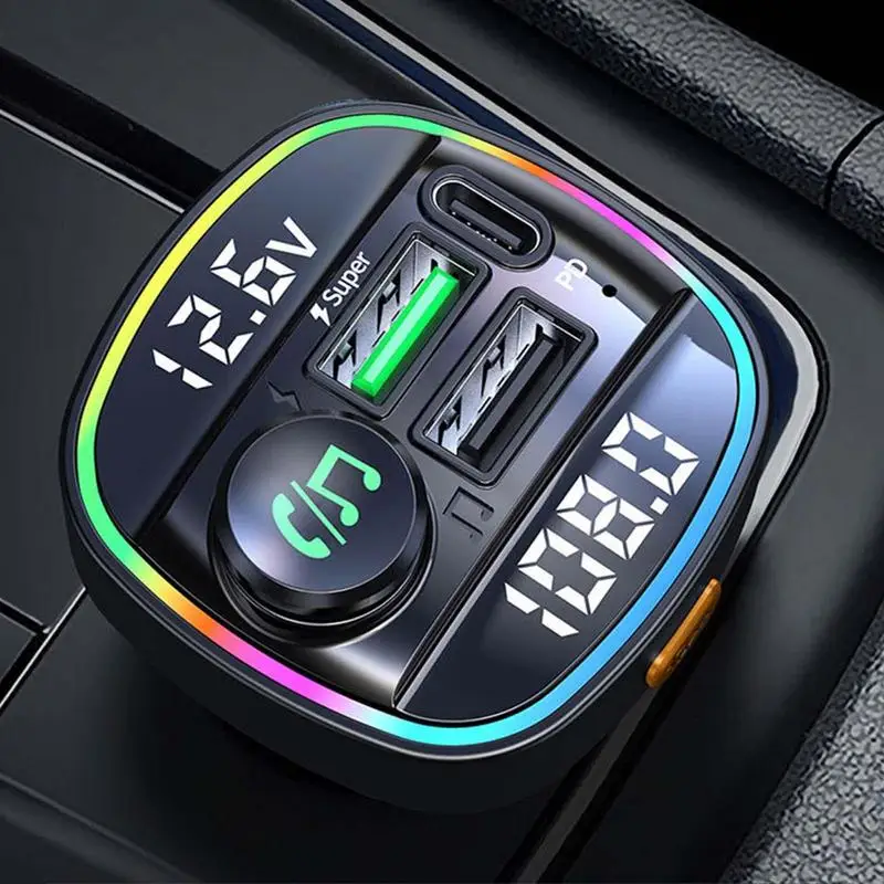 Car Radio Transmitter Phone Car Charger Radio Transmitter Wireless FM Radio Transmitter Handsfree Calling & Audio Receiver
Car Radio Transmitter Phone Car Charger Radio Transmitter Wireless FM Radio Transmitter Handsfree Calling & Audio Receiver