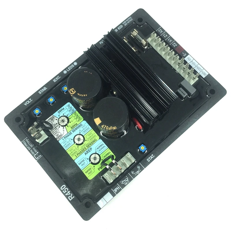 Автоматический регулятор напряжения AVR R450, бесщеточный 3-фазный стабилизатор для генератора переменного тока, Запасная часть
Автоматический регулятор напряжения AVR R450, бесщеточный 3-фазный стабилизатор для генератора переменного тока, Запасная часть
