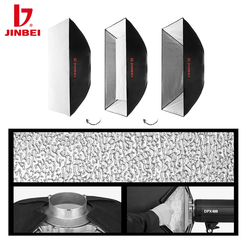 JINBEI Softbox For Photography 60x90cm Light Diffuser Photo Box With Bowens Mount Studio Equipment For Shooting Video Recording
JINBEI Softbox For Photography 60x90cm Light Diffuser Photo Box With Bowens Mount Studio Equipment For Shooting Video Recording