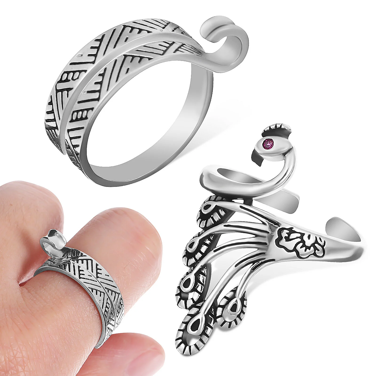 2 Pcs Knitting Crochet Rings Yarn Guide Finger Holders Adjustable Open Finger Rings
2 Pcs Knitting Crochet Rings Yarn Guide Finger Holders Adjustable Open Finger Rings