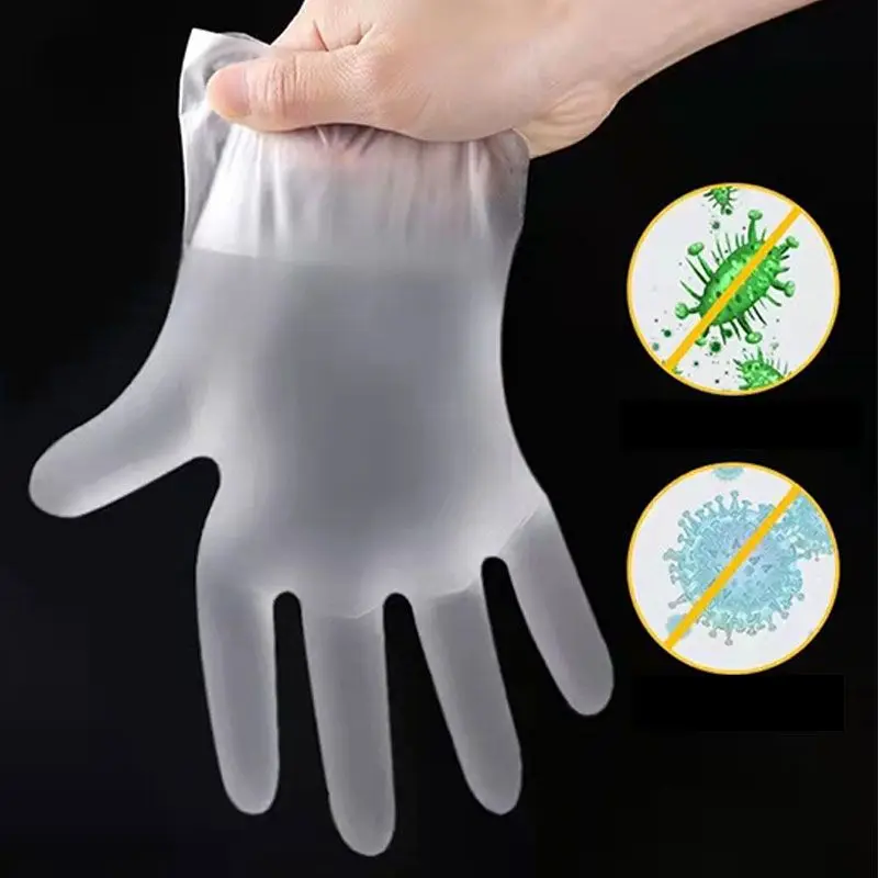 100Pcs Disposable Gloves Latex Food-grade Household Protective TPE Gloves Disposable Gloves TPE Protective Sleeve S/M/L
100Pcs Disposable Gloves Latex Food-grade Household Protective TPE Gloves Disposable Gloves TPE Protective Sleeve S/M/L