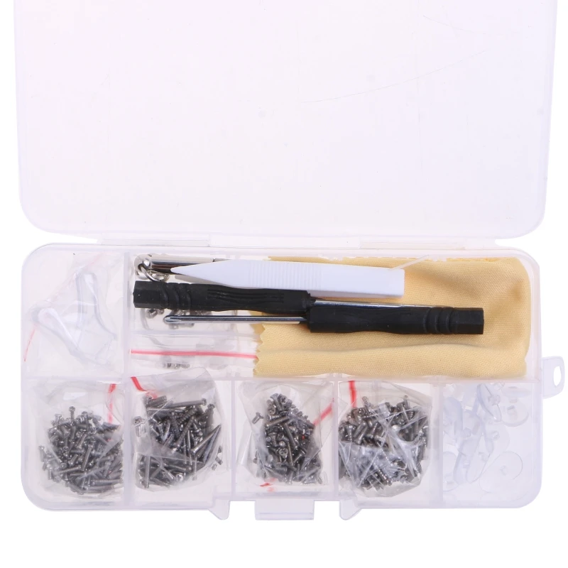 Набор для ремонта очков с винтами и установочными инструментами 
Набор для ремонта очков с винтами и установочными инструментами