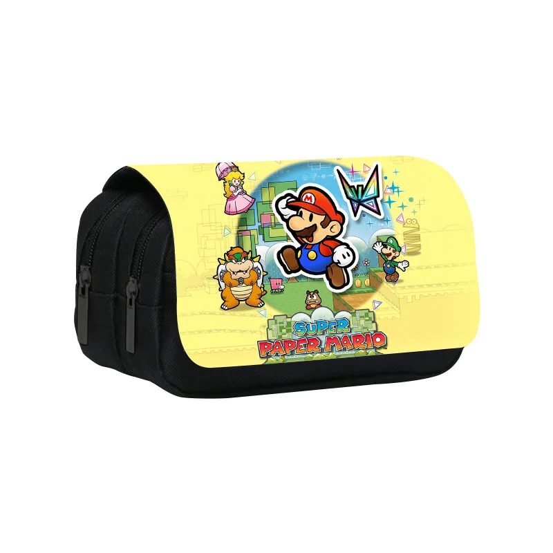 Mario's Surrounding Double-layer Pencil Case Student Stationery Storage Bag Large-capacity Bag children's boys and girls
Mario's Surrounding Double-layer Pencil Case Student Stationery Storage Bag Large-capacity Bag children's boys and girls