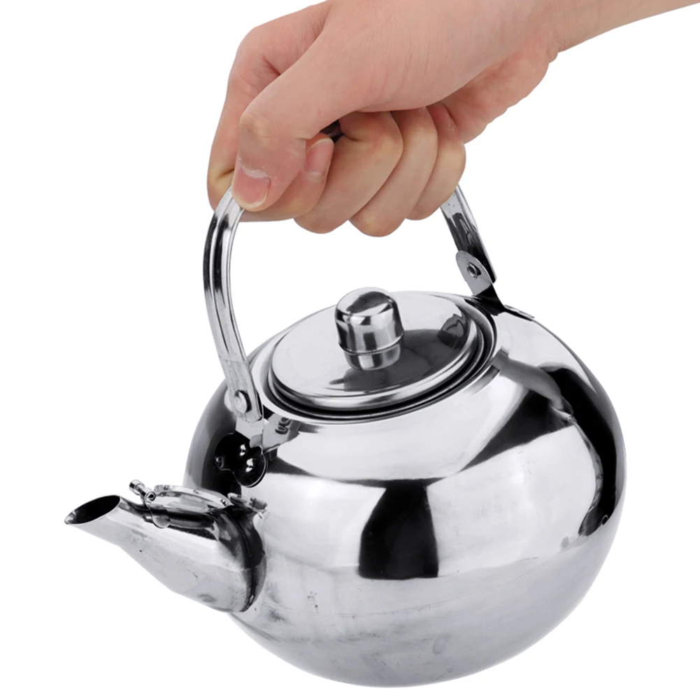 1pc 1L/1.5L/2L/ 2.5 Stainless Steel Teapot With Infuser Filter Coffee Kettle Green Oolong Tea Jug Home Office Tea/Coffee Tools
1pc 1L/1.5L/2L/ 2.5 Stainless Steel Teapot With Infuser Filter Coffee Kettle Green Oolong Tea Jug Home Office Tea/Coffee Tools