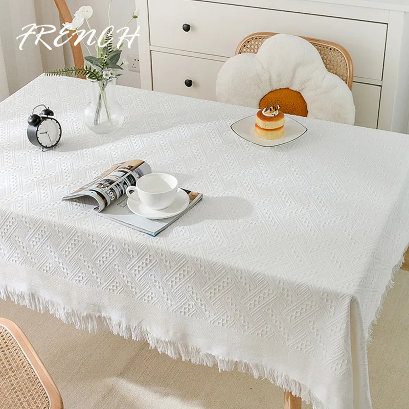 Nordic Cotton Linen Tablecloth Rectangular Tea Table Tassel Lace Tablecloth Photo Taking Luxury Dining Cloth Tabletop Decoration
Nordic Cotton Linen Tablecloth Rectangular Tea Table Tassel Lace Tablecloth Photo Taking Luxury Dining Cloth Tabletop Decoration