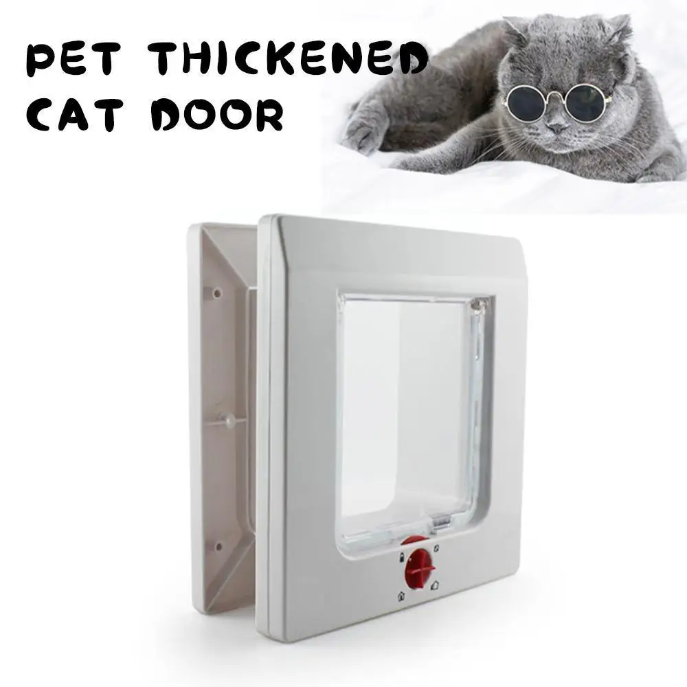 

Thickened Cat Door Opening For Pets Free Entry Exit Frame For Cat Door Opening Pet Cat Doorways clamshell doors for dogs an B0G1