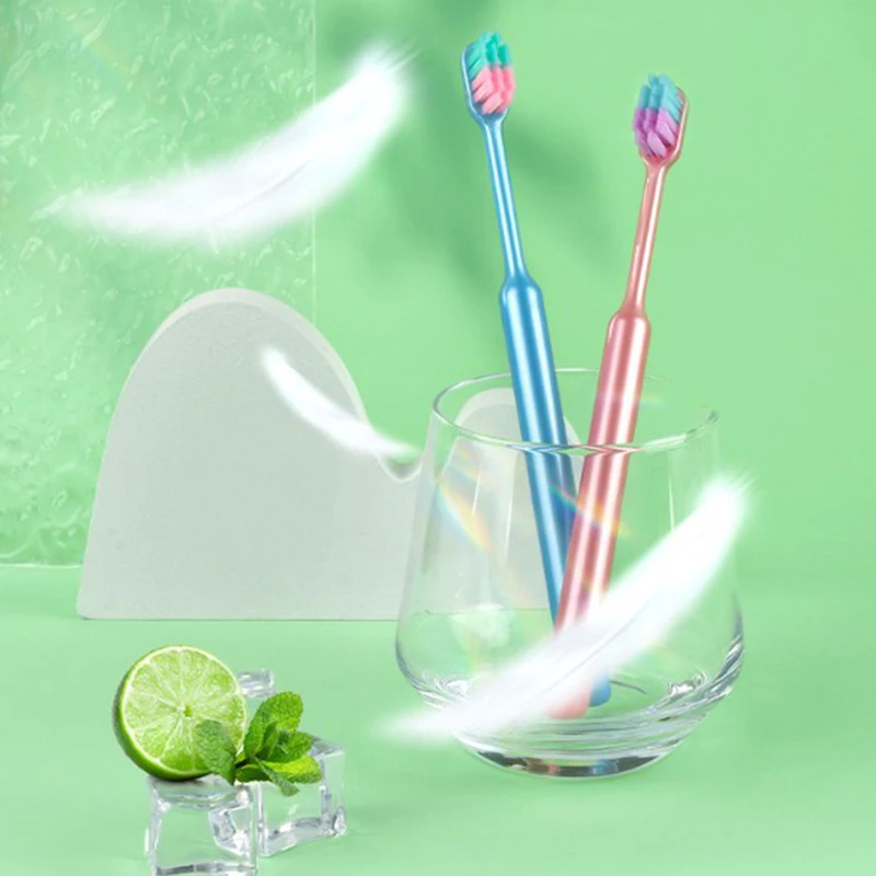 Soft Bristle Toothbrush Oral Care Safety Toothbrush Teeth Deep Cleaning Portable Travel Dental Oral Care 0.1mm Fine Brush Wire
Soft Bristle Toothbrush Oral Care Safety Toothbrush Teeth Deep Cleaning Portable Travel Dental Oral Care 0.1mm Fine Brush Wire