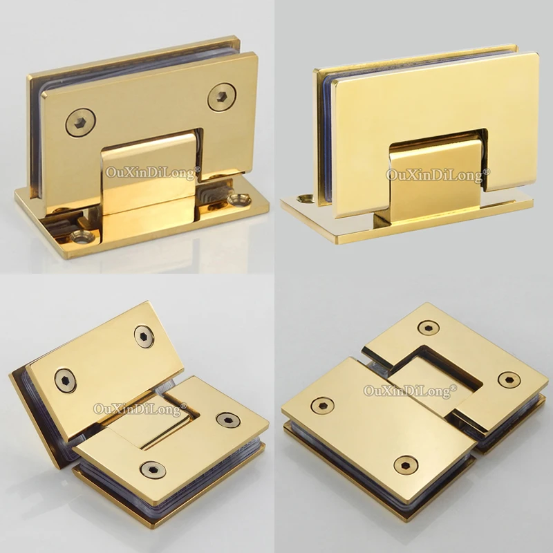 Brand New 2PCS 304 Stainless Steel Frameless Bathroom Door Hinges Shower Cabin Titanium Gold Glass Clamps Hinge for 8~12mm Glass
Brand New 2PCS 304 Stainless Steel Frameless Bathroom Door Hinges Shower Cabin Titanium Gold Glass Clamps Hinge for 8~12mm Glass