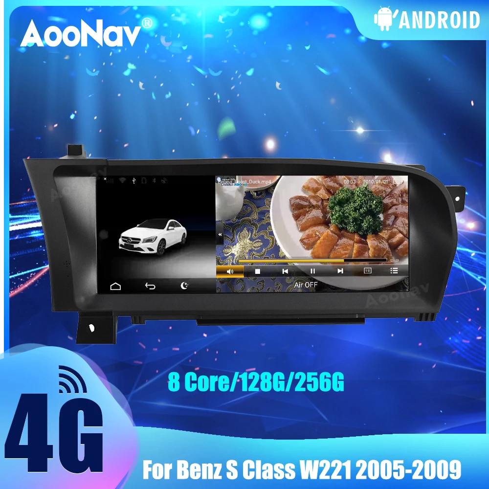 Автомагнитола 2 Din для Mercedes Benz S Class W221 2005-2009, система Android, сенсорный экран, GPS-навигация, Авторадио, мультимедийный плеер
Автомагнитола 2 Din для Mercedes Benz S Class W221 2005-2009, система Android, сенсорный экран, GPS-навигация, Авторадио, мультимедийный плеер